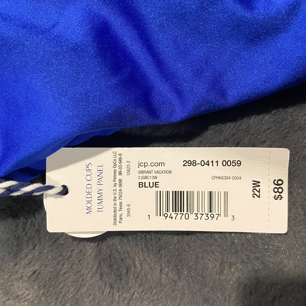 NWT JCP Swimsuit - Picture 4 of 7